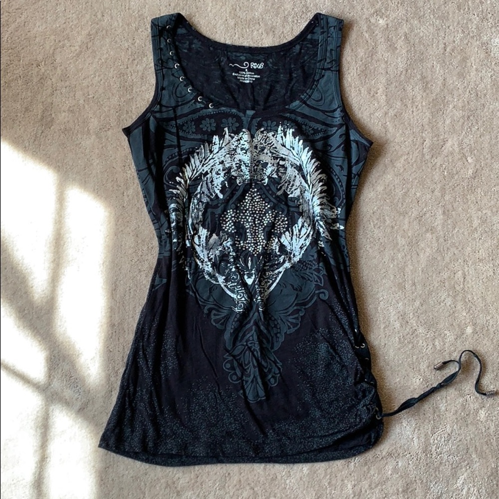 RxB goth emo edgy top